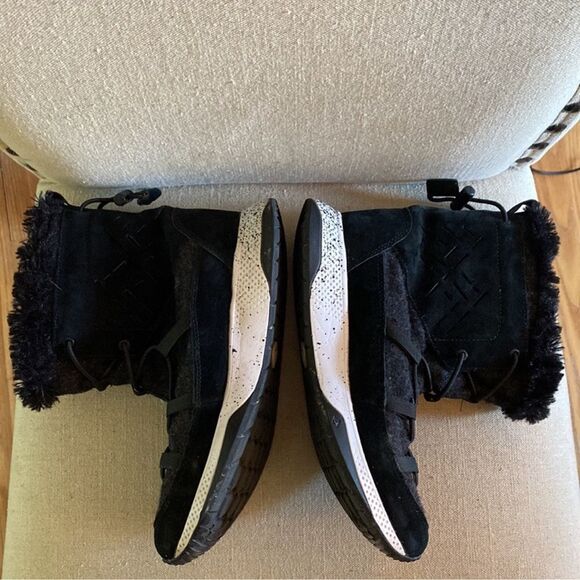 Sperry Women’s Seas Submariner Boots Wool Leather Black White Size 8 - Picture 11 of 11